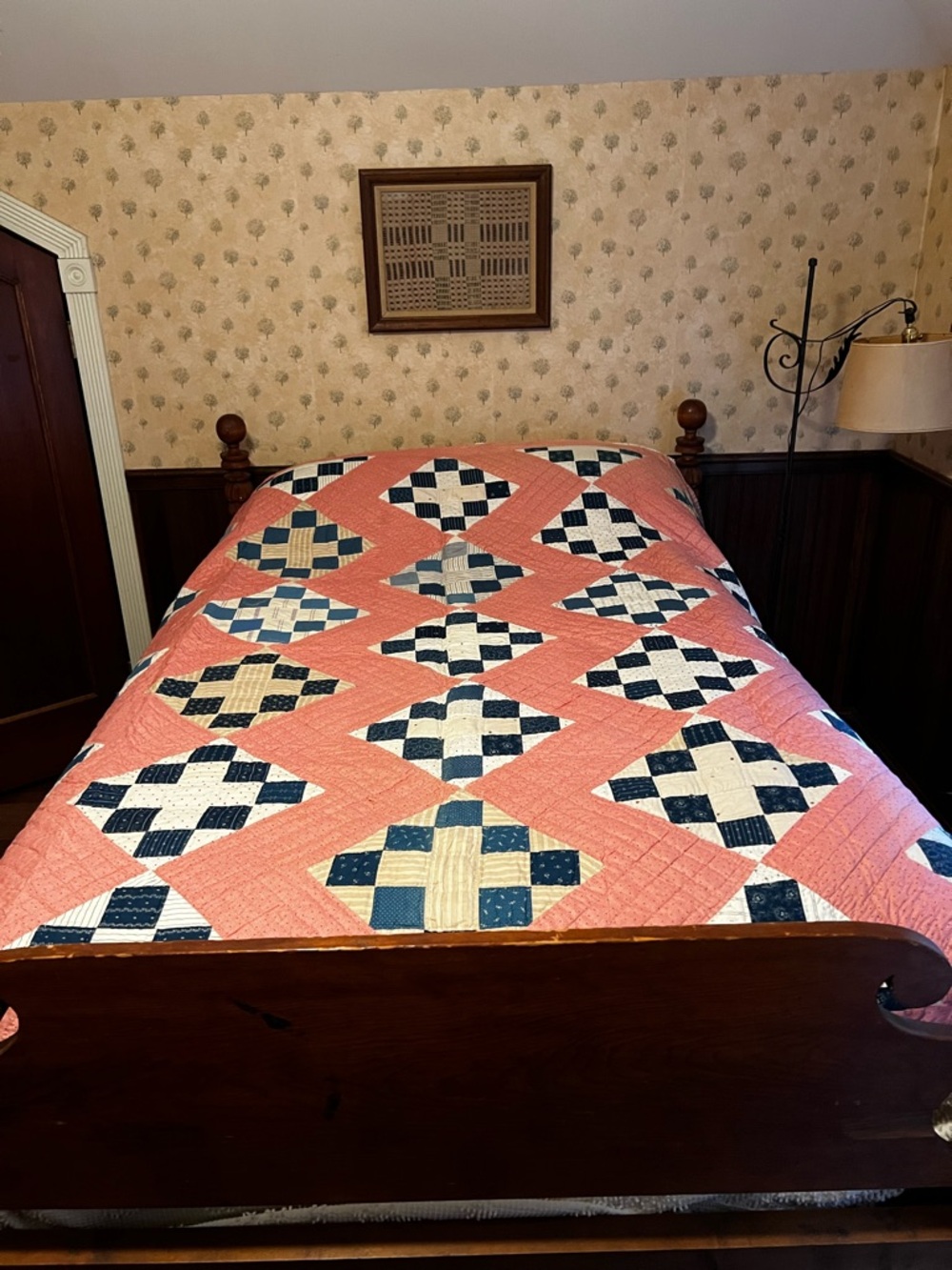 Vintage Circa 1900-1910 “Album Block” quilt